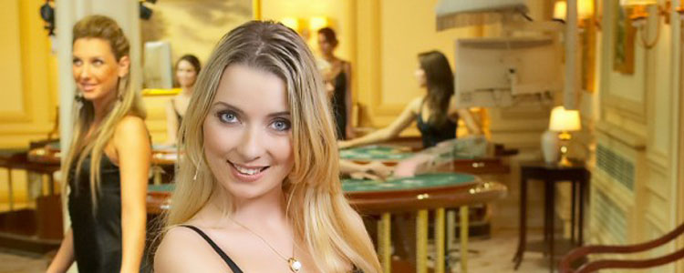 croupier baccarat dal vivo