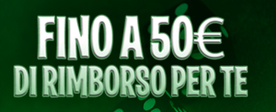 Gioco Digitale rimborso casino live 50€