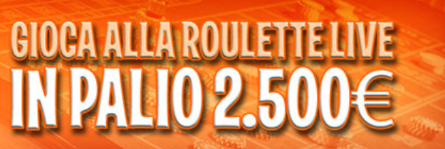 Roulette live bonus 2.500€ GD Casino