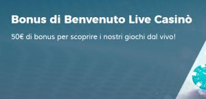 Bonus Benvenuto Live StarCasinò