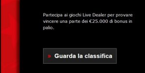Live Casino nuove Classifiche PokerStars