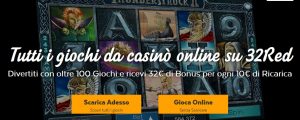 32red Casino bonus 1.000€ al giorno